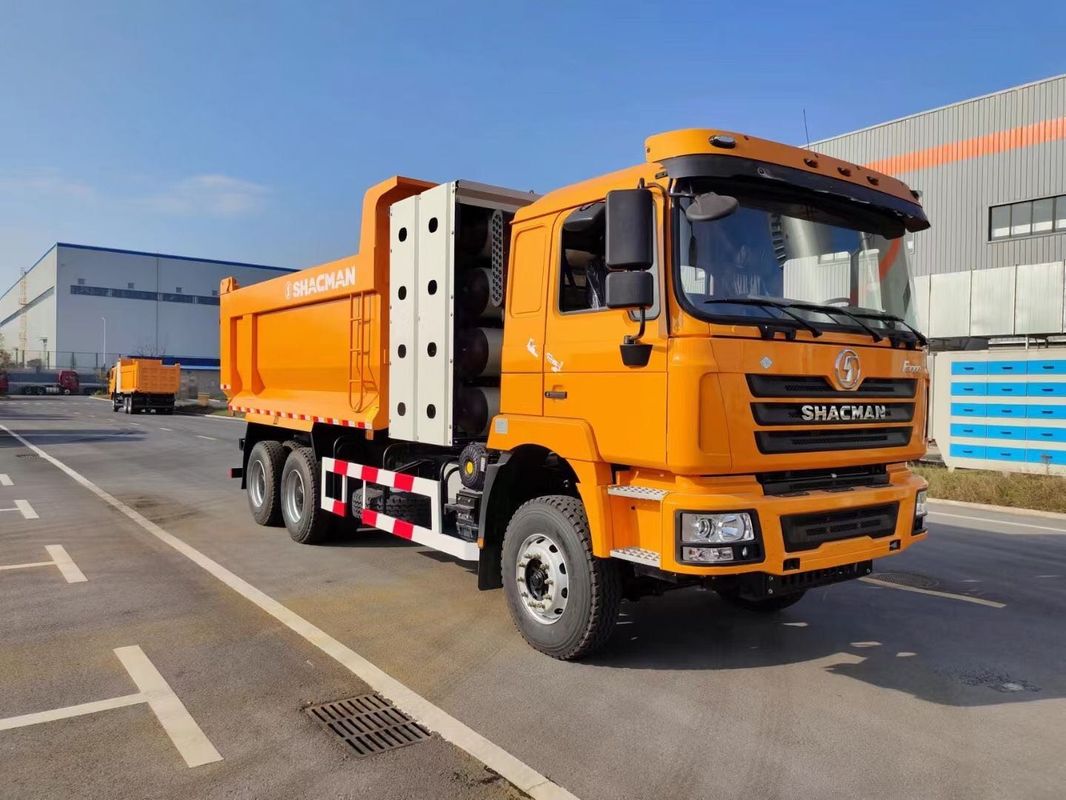 SHACMAN F3000 6x4 CNG Dump Truck 10JSD180 QH50 Spline Transmission 340 Hp/430Hp 12,00R20 Opony