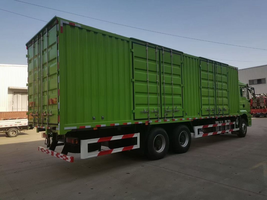 Zielona furgonetka ciężarowa 6x4 SHACMAN H3000 Wielka ciężarówka ciężarowa 340hp Do dostawy