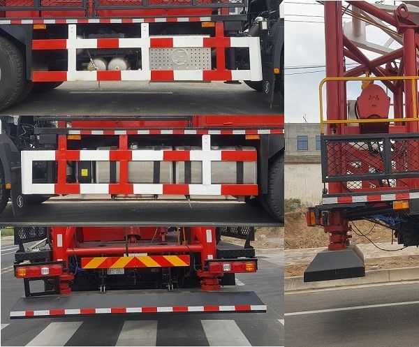 SHACMAN H3000 ciężarówka do wiercenia ropy naftowej 6x4 380KM EuroII biała 50Ton