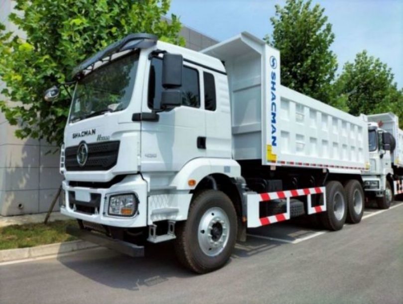 SHACMAN F3000 Dump Truck 6x4 WEICHAI silnik 420hp Euro II Biały z 10 oponami