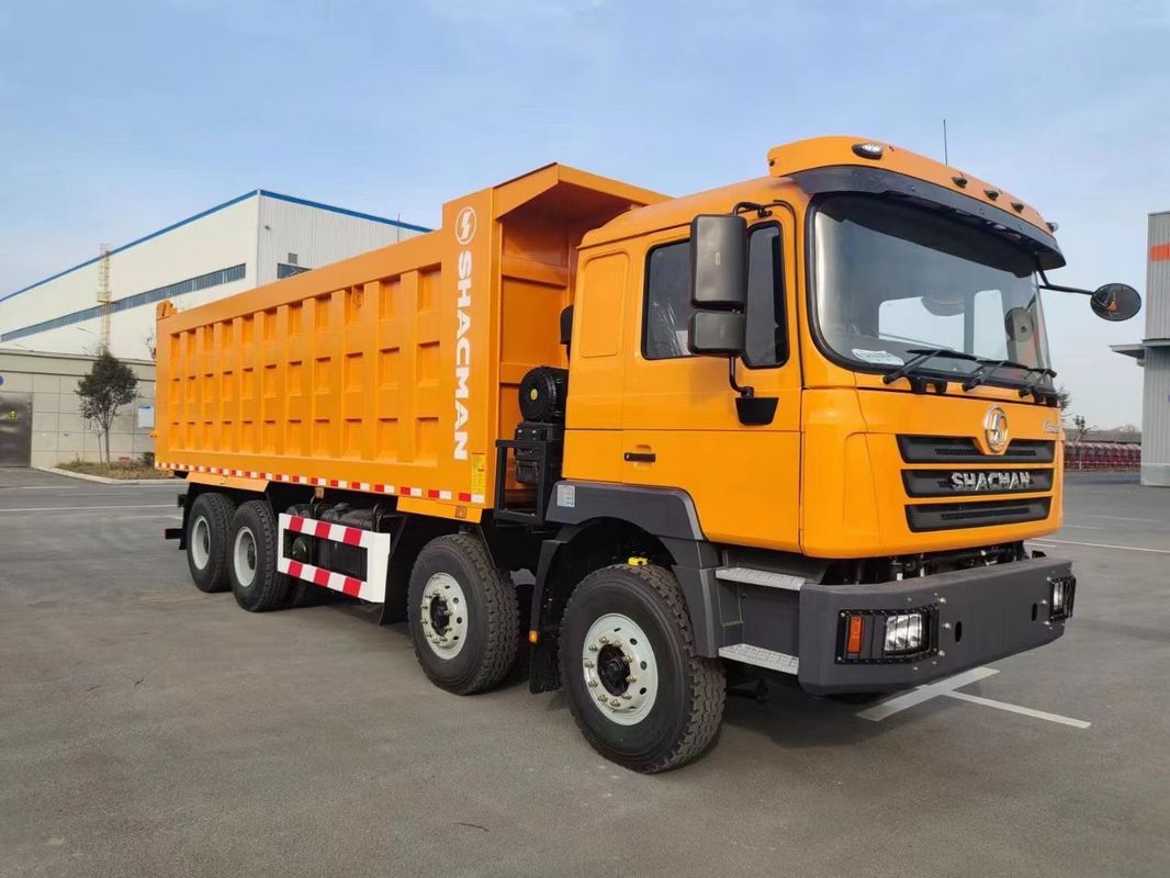 SHACMAN F3000 Kipiący ciężarówka 8x4 380hp EuroII Orange 12 kół WeicHAI silnik