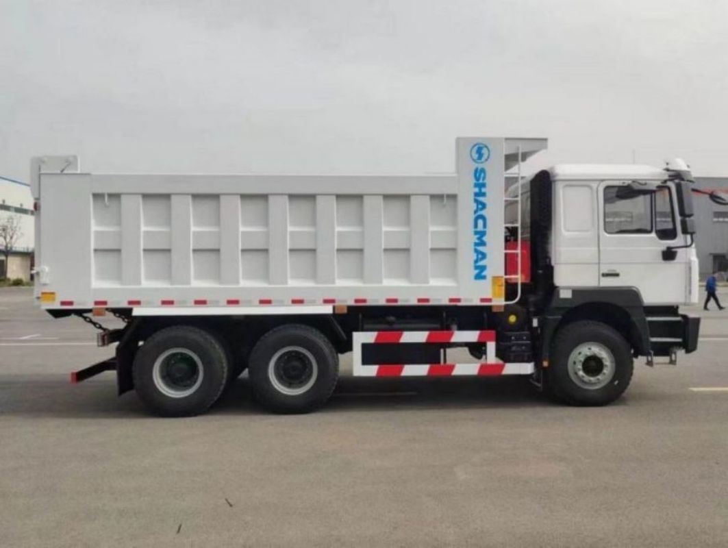 Nowy ciężki 10-kołowy SHACMAN Dump Truck F3000 6x4 340KM Euro II Biały