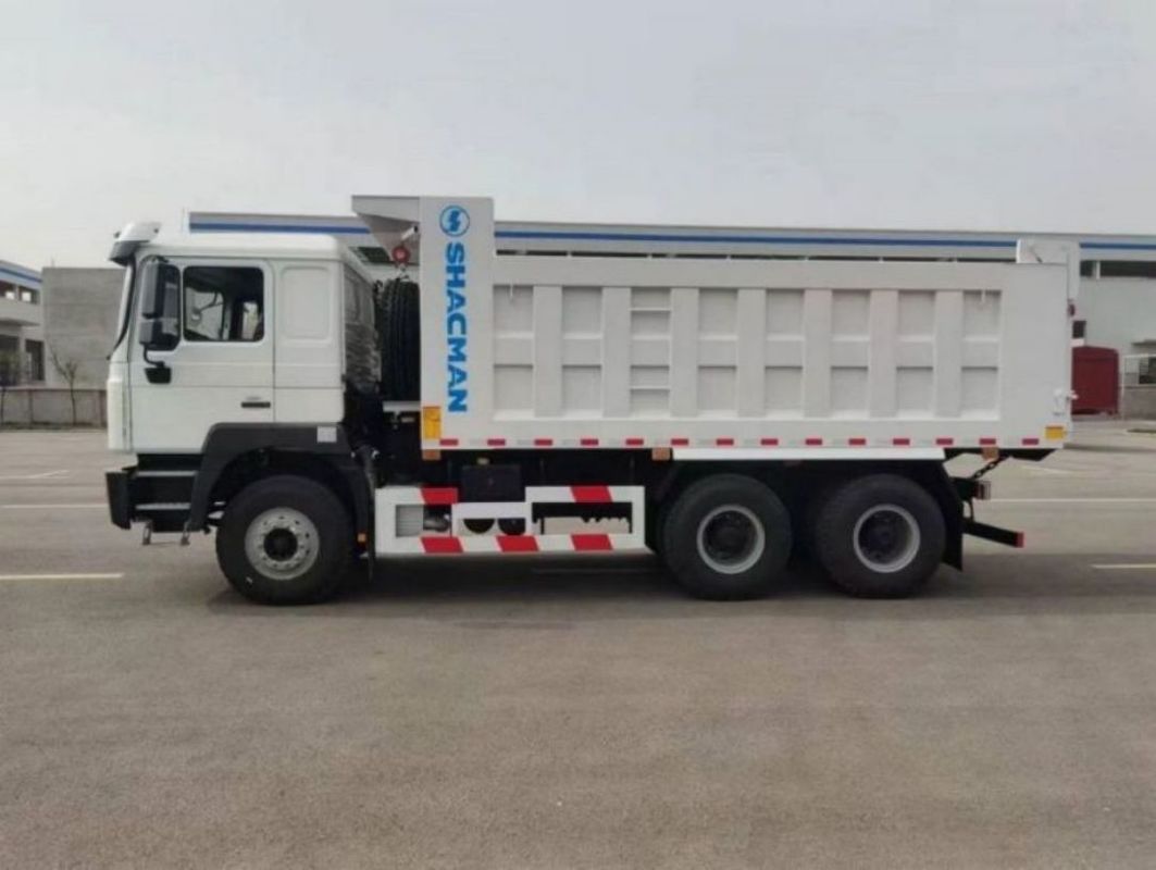 Nowy ciężki 10-kołowy SHACMAN Dump Truck F3000 6x4 340KM Euro II Biały