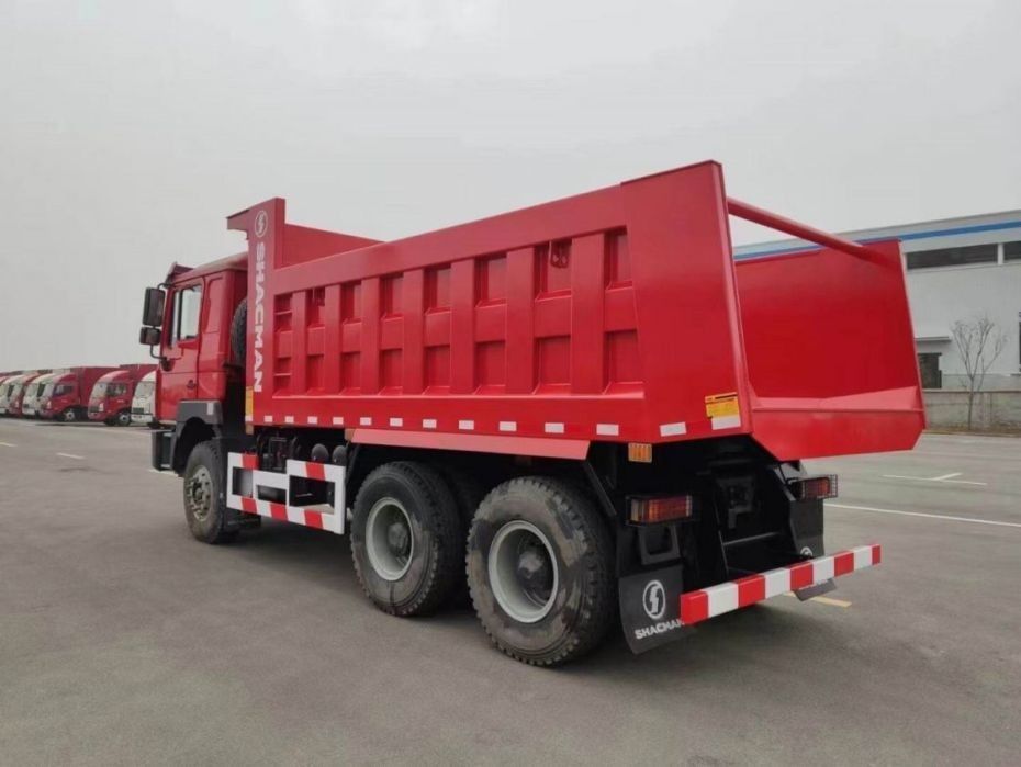 10 prób SHACMAN Czerwony ciężarówka F3000 ciężarówka 380HP do wydobycia