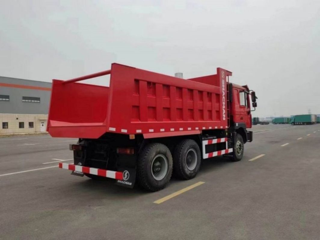 10 prób SHACMAN Czerwony ciężarówka F3000 ciężarówka 380HP do wydobycia