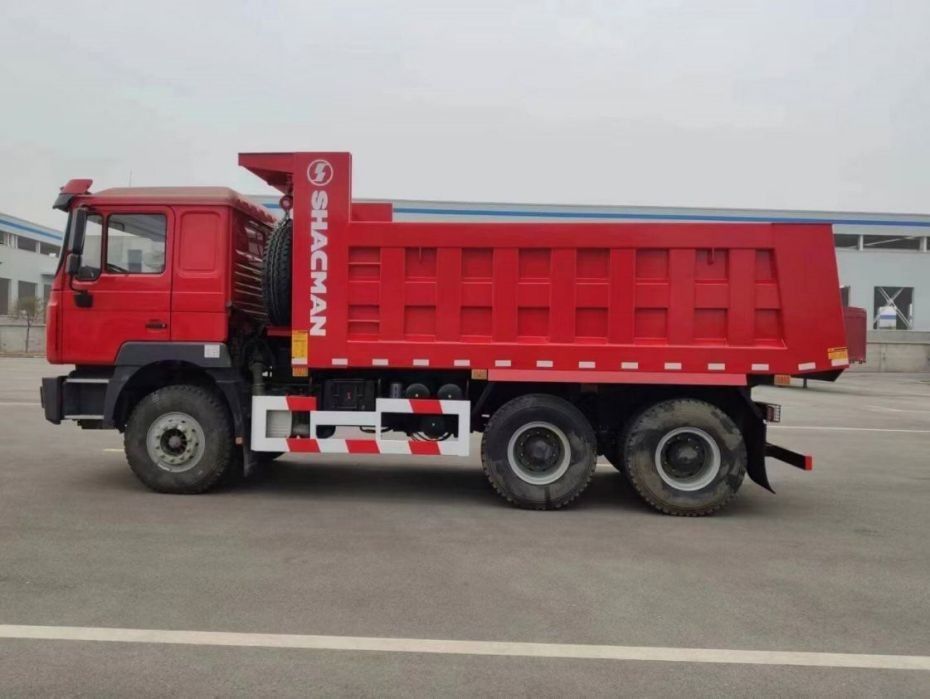 10 prób SHACMAN Czerwony ciężarówka F3000 ciężarówka 380HP do wydobycia