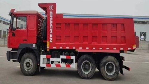 10 prób SHACMAN Czerwony ciężarówka F3000 ciężarówka 380HP do wydobycia