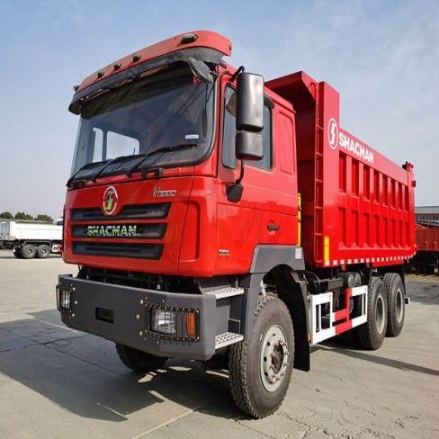 10 prób SHACMAN Czerwony ciężarówka F3000 ciężarówka 380HP do wydobycia