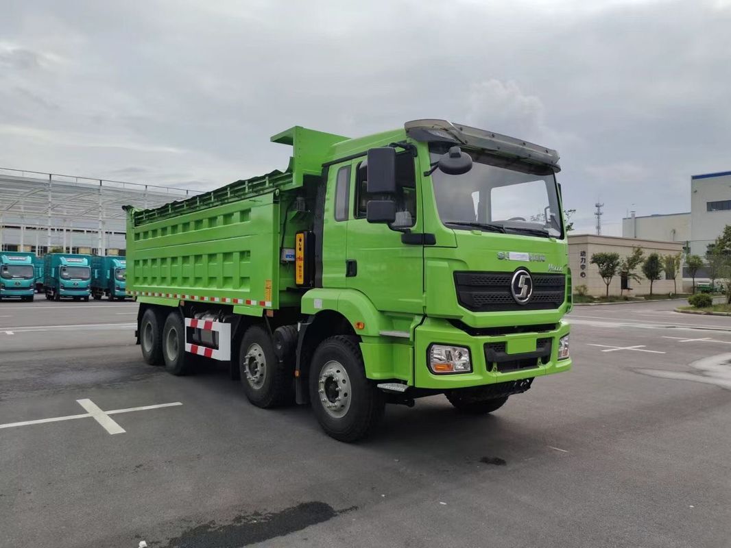Nowy ciężki ciężarówka SHACMAN H3000 8x4 375hp EuroV Green 12 Koła Tipper