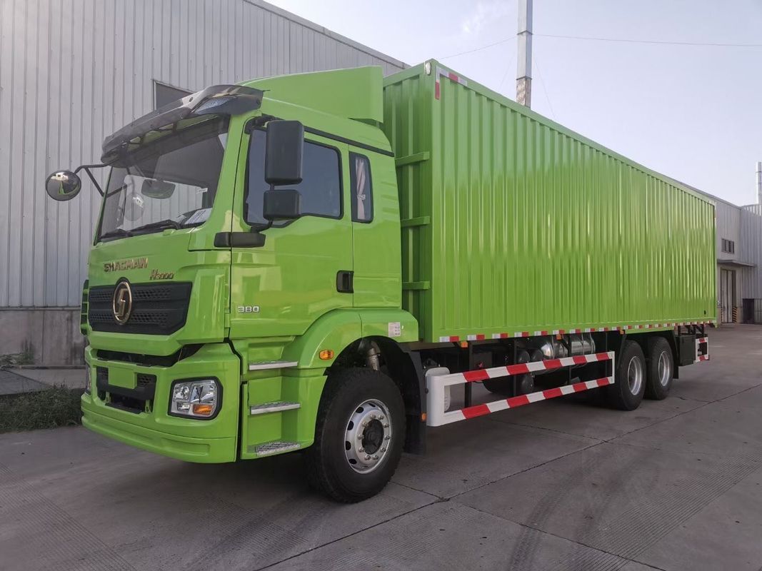 Zielona furgonetka ciężarowa 6x4 SHACMAN H3000 Wielka ciężarówka ciężarowa 340hp Do dostawy
