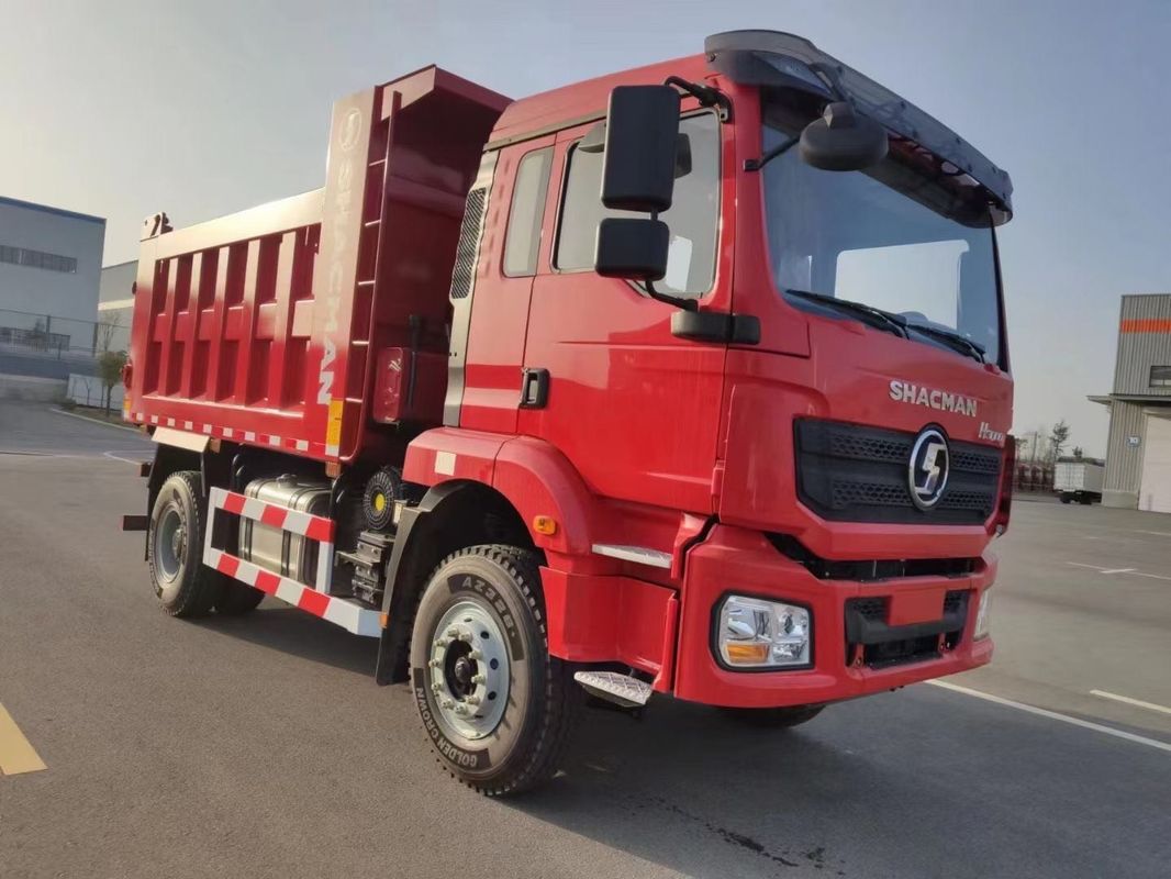 Czerwony SHACMAN Ciężka ciężarówka 6-kołowa ciężarówka H3000 4x2 300KM Euro II 3800mm