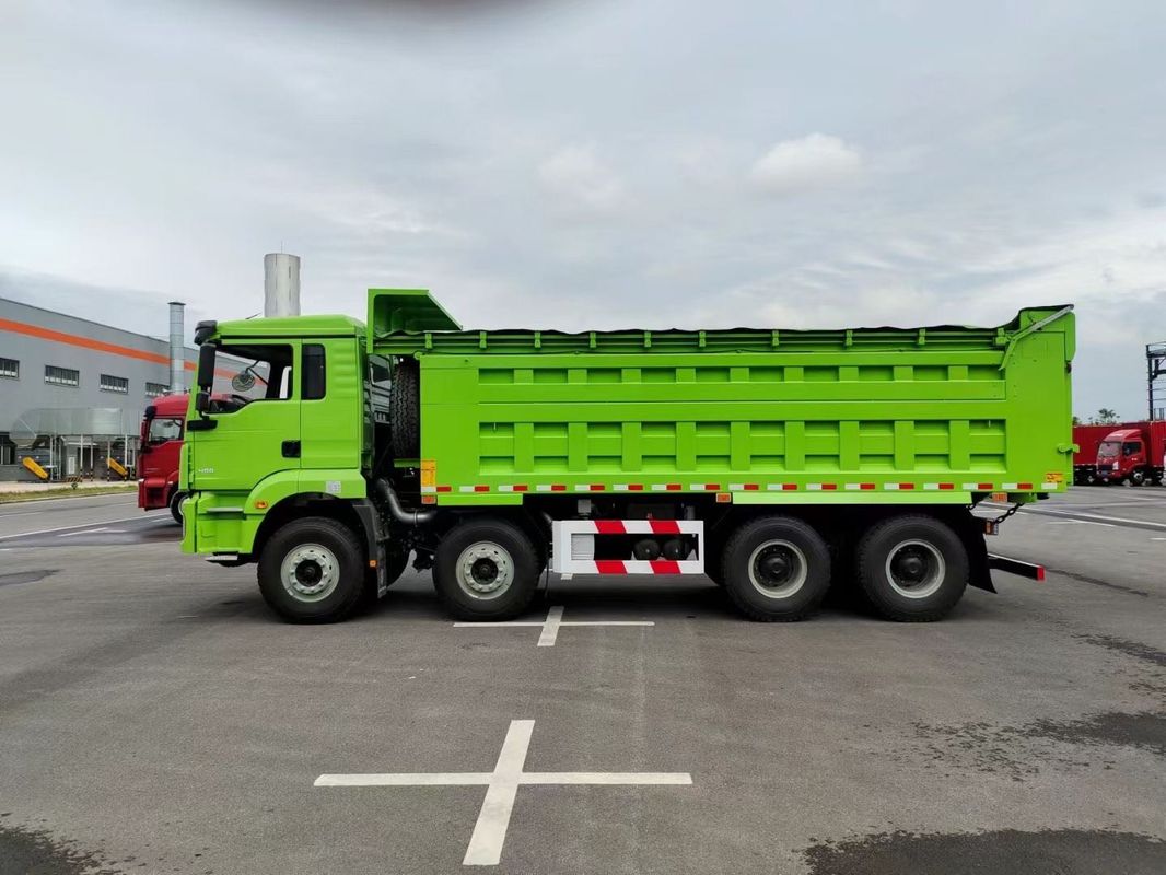 Nowy ciężki ciężarówka SHACMAN H3000 8x4 375hp EuroV Green 12 Koła Tipper