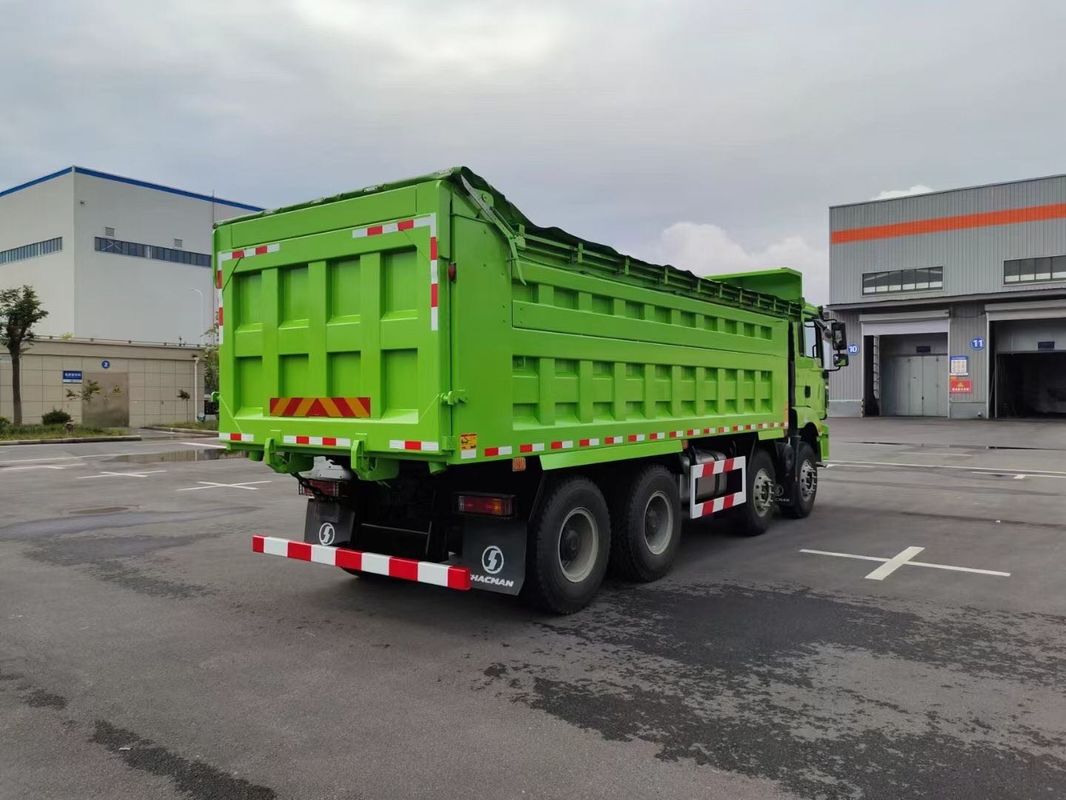 Nowy ciężki ciężarówka SHACMAN H3000 8x4 375hp EuroV Green 12 Koła Tipper