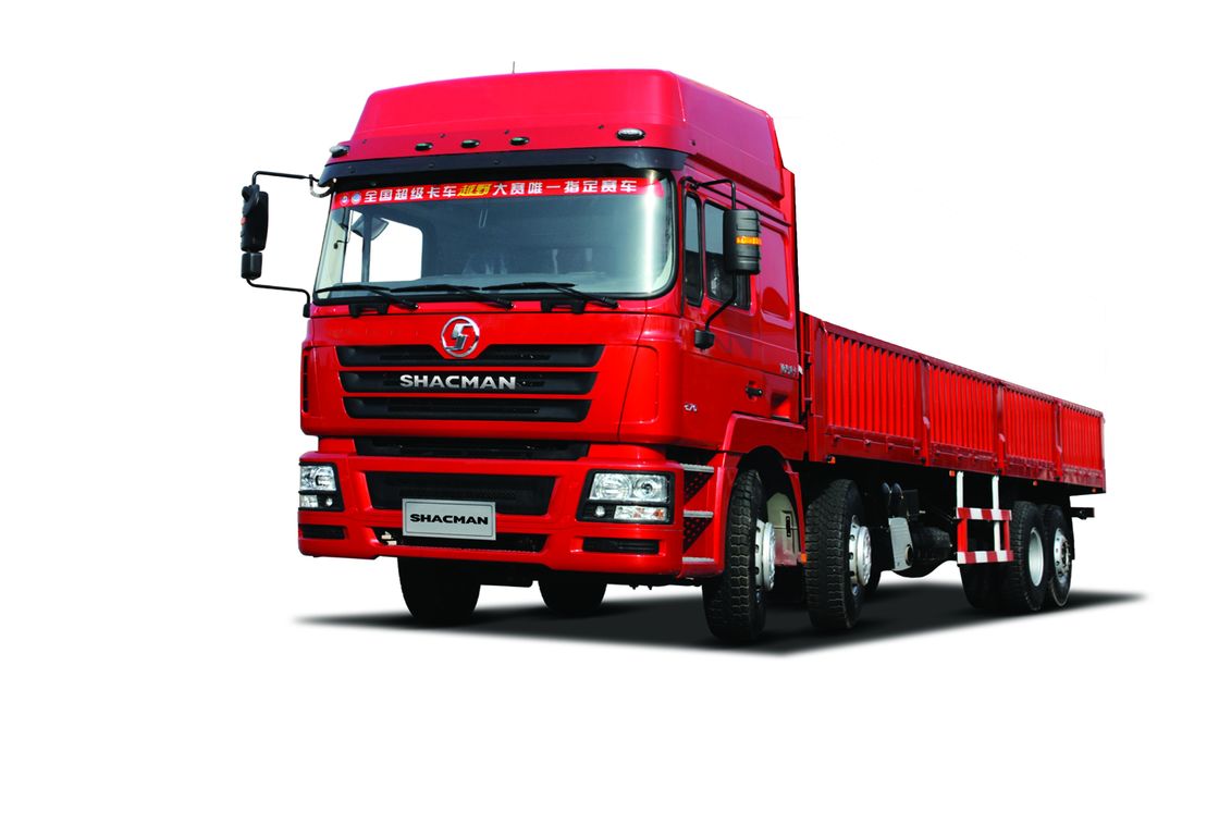 SHACMAN F3000 ciężarówka 8x4 430hp czerwony furgonetka do transportu kompozytowego