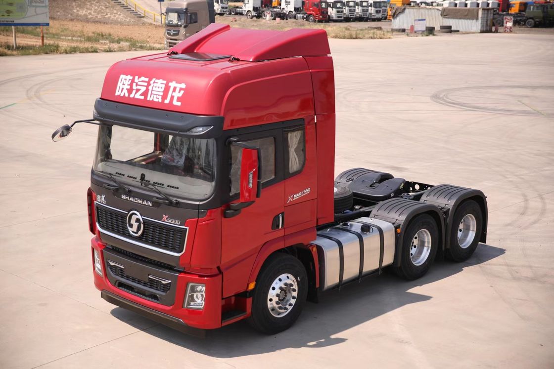 WP12.460E50 Silnik i zwykły filtr powietrza wyposażony w głowicę ciągnika SHACMAN X5000 6x4 460HP EuroV Red Truck