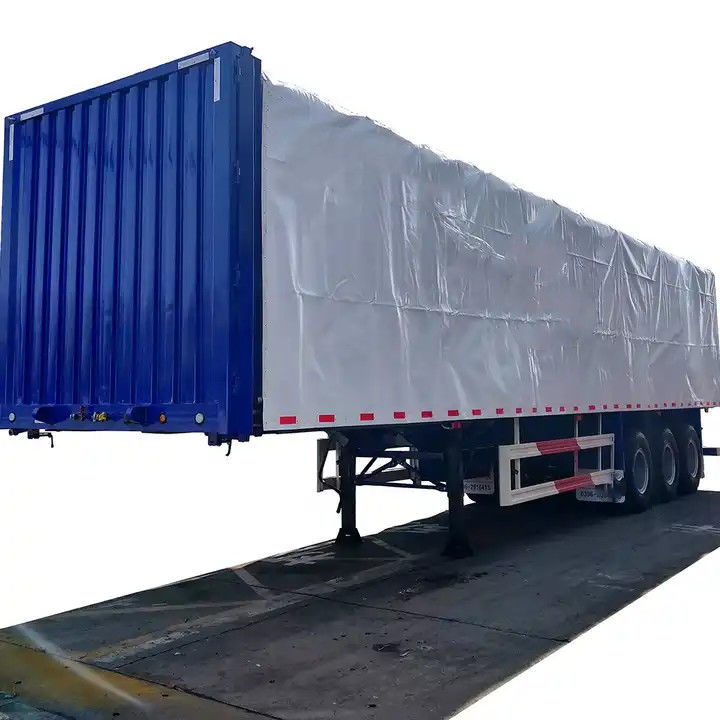 CIMC Side Curtain Semi-Trailer 3-osiowy typu van box semi-trailer do transportu ładunków palet