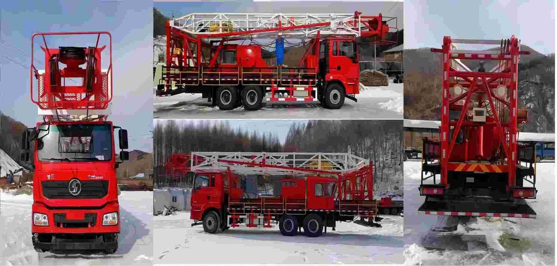 SHACMAN H3000 ciężarówka do wiercenia ropy naftowej 6x4 380KM EuroII biała 50Ton