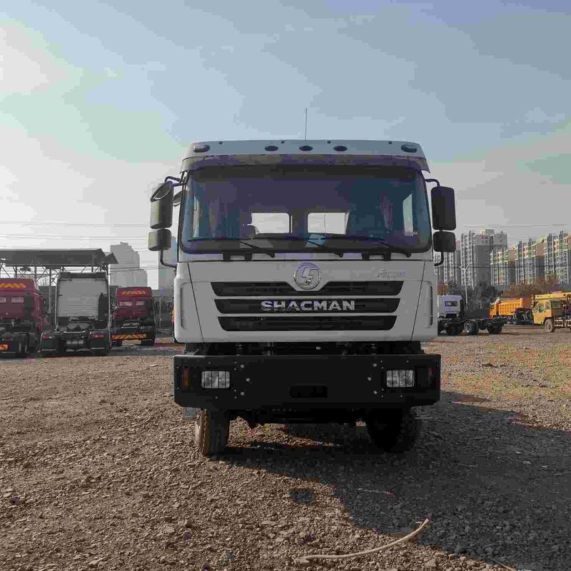 Czerwony SHACMAN F3000 375HP Euro V 6-kołowy ciągnik głowica 4x2 WEICHAI silnik