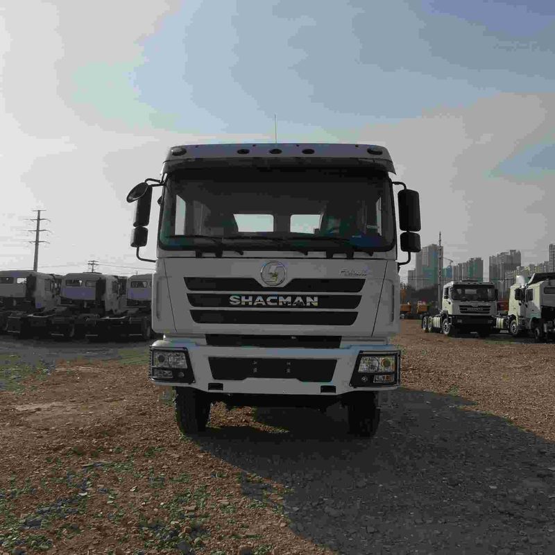 Czerwony SHACMAN F3000 375HP Euro V 6-kołowy ciągnik głowica 4x2 WEICHAI silnik
