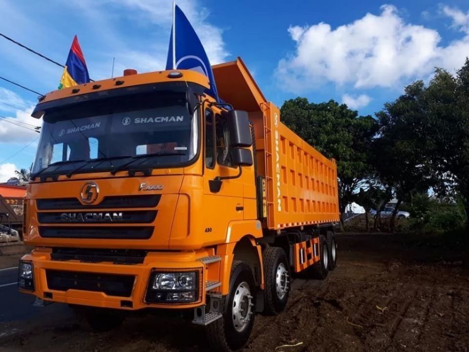 SHACMAN F3000 8x4 380hp EuroV Dump Truck Podwójna oś z silnikiem WEICHAI