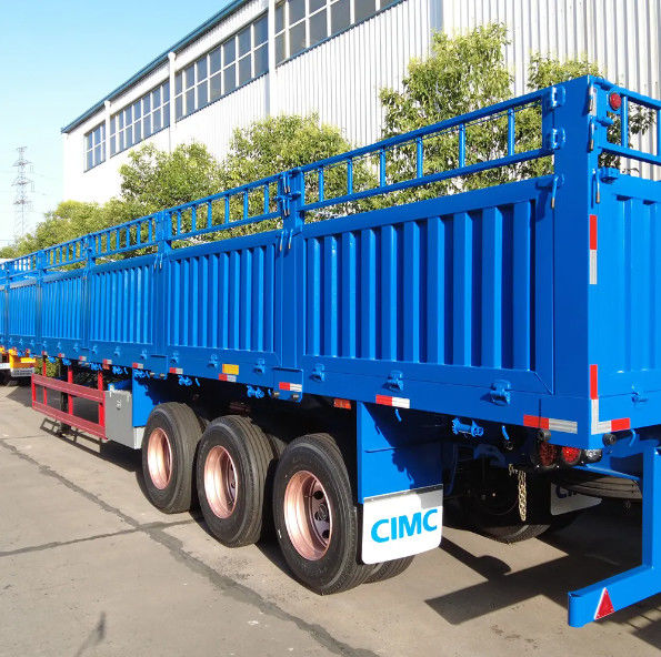 CIMC 3 osi 4 osi ogrodzenie ładunkowe półprzewód 60 80 ton z zamknięciem skrętowym kontenera
