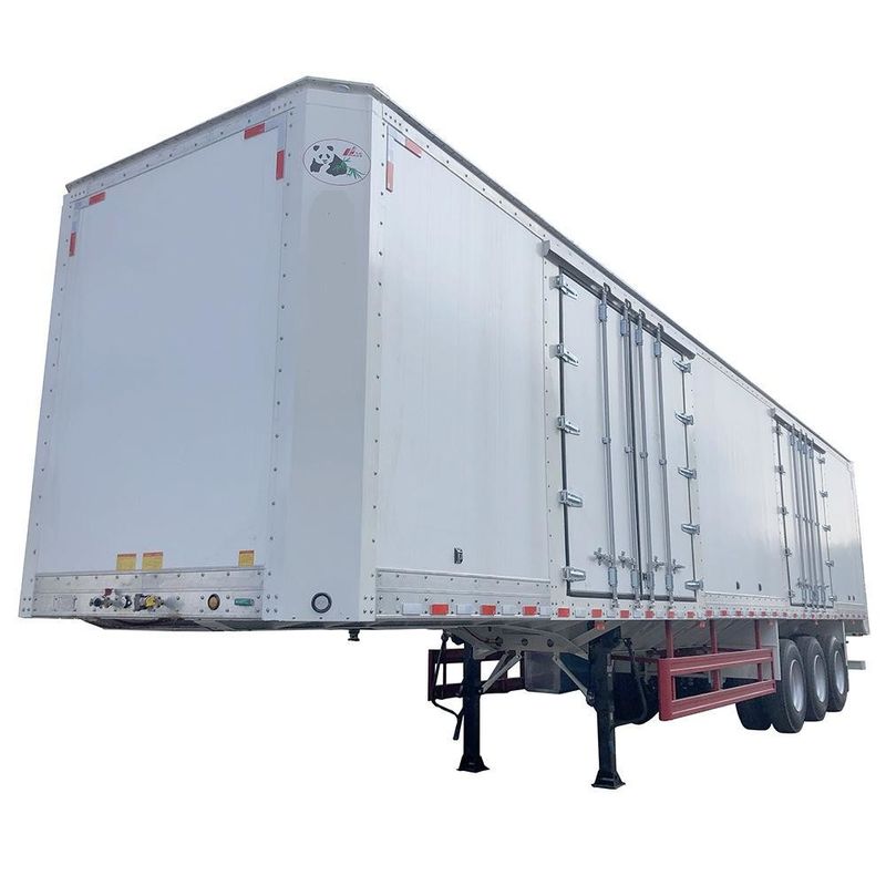 CIMC Van Typ Semi Box Trailer 3 Axle Foot Dry Van Container Semi Trailer