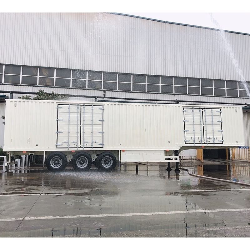 CIMC Van Typ Semi Box Trailer 3 Axle Foot Dry Van Container Semi Trailer