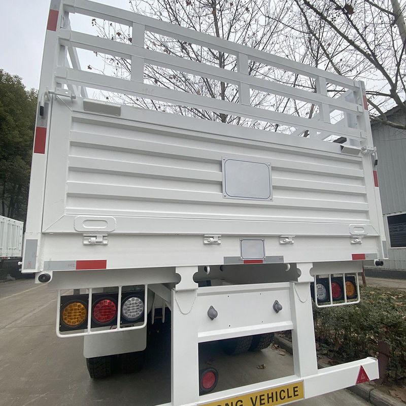 CIMC 3 / 4 osi ogrodzenie półprzewód 60 70 ton ogrodzone ciężarówki SHACMAN
