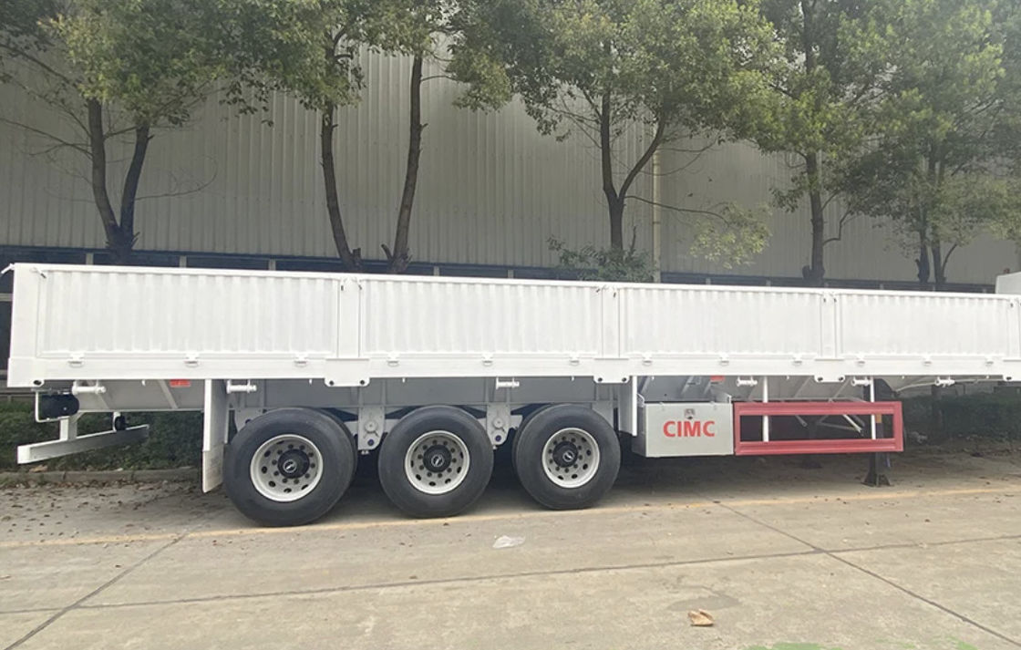 CIMC 3 / 4 osi ogrodzenie półprzewód 60 70 ton ogrodzone ciężarówki SHACMAN