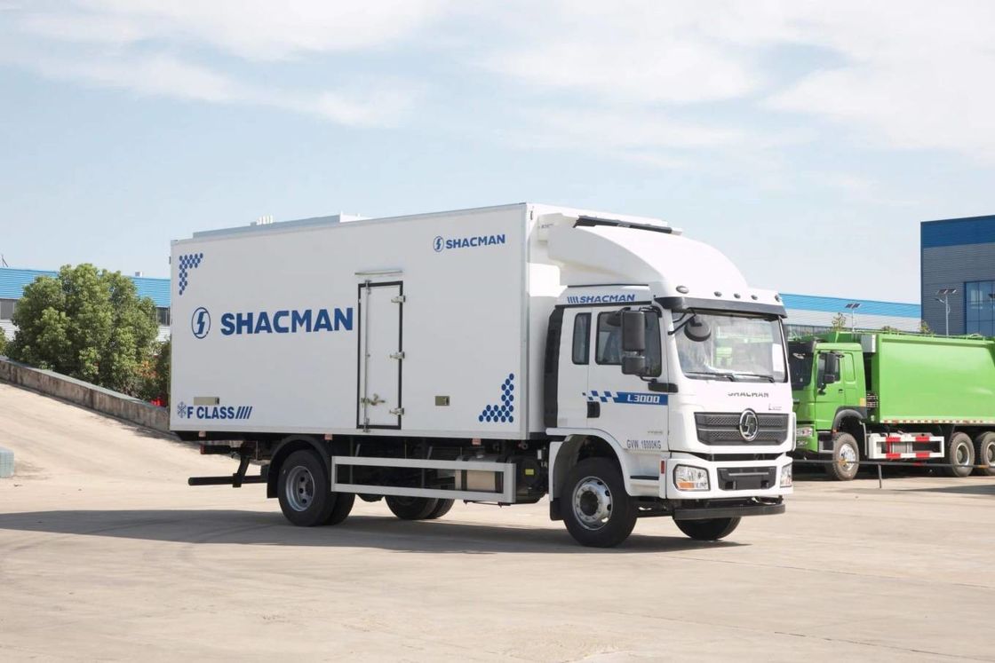 SHACMAN L3000 Van Truck 4x2 340hp Ciężarówka 290hp Euro II Biały 6-kołowy Ciężarówka