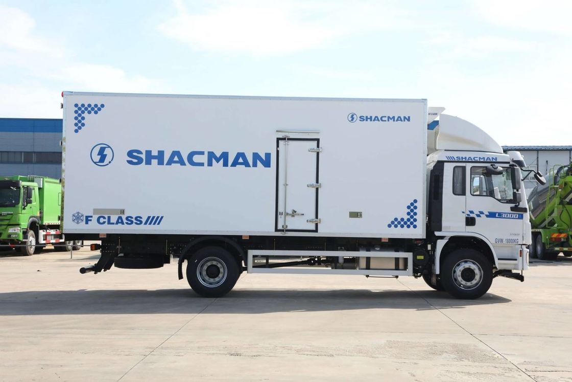 SHACMAN L3000 Van Truck 4x2 340hp Ciężarówka 290hp Euro II Biały 6-kołowy Ciężarówka