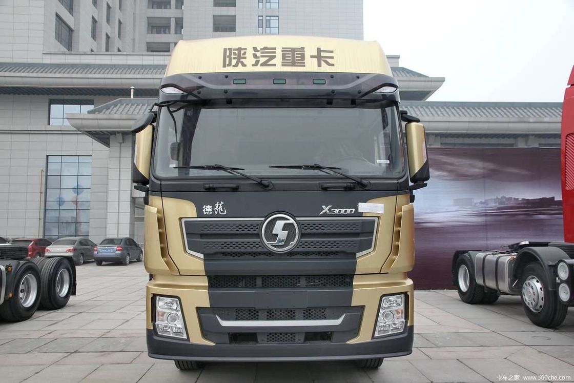 LNG 480KW SHACMAN X3000 6x4 Ciężarówka EuroV Biała Ciężarówka Głowa ciągnika