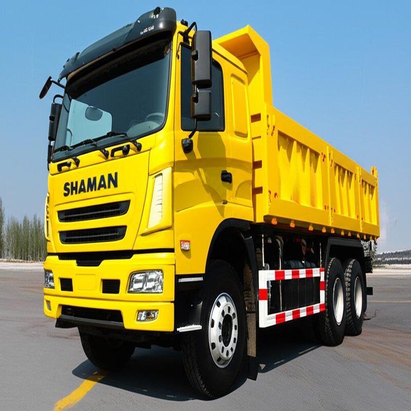 Shacman 8x4 Heavy Dump Truck with 12.00R20 Tires 400L Fuel Tank and 165Ah Maintenance-free Battery