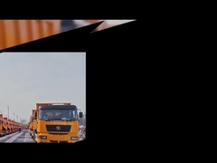 SHACMAN F3000 Dump Truck 6x4 380hp EuroII Czerwony model ciężarówki SSX3255DT384